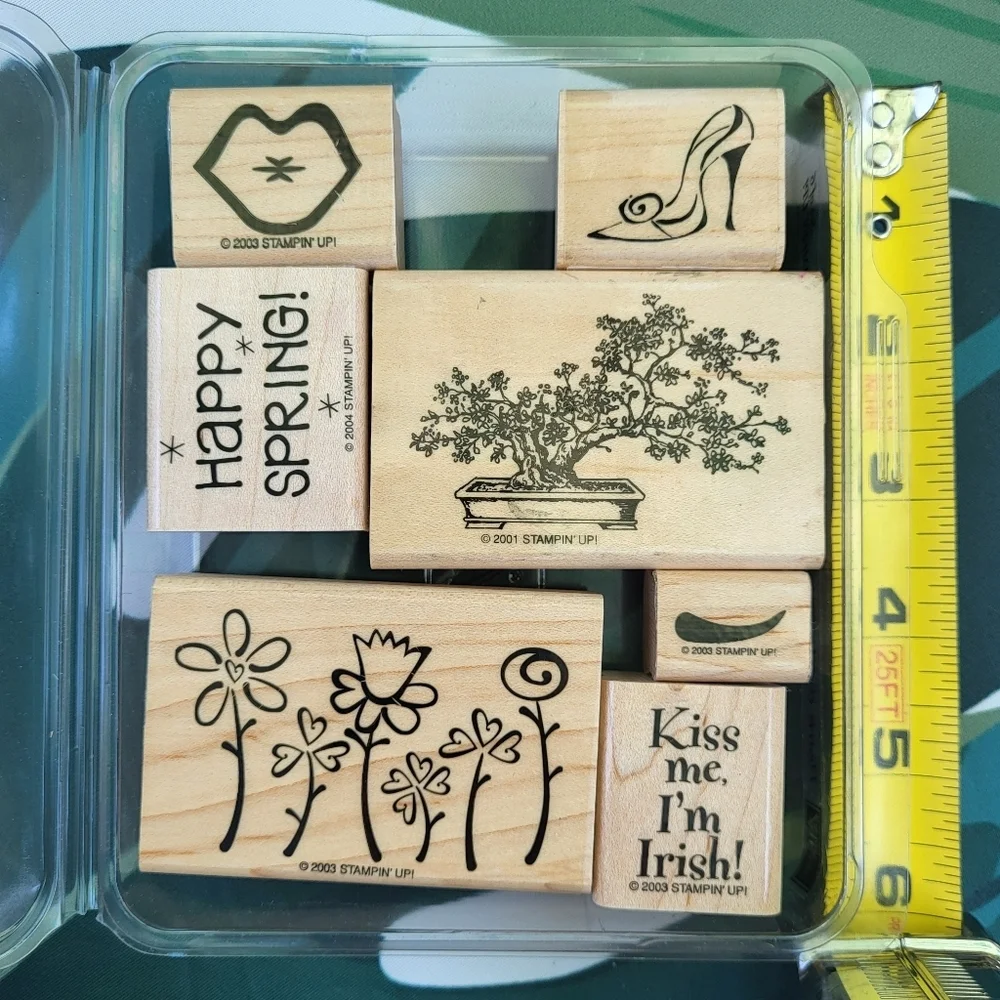 Wood block stamps